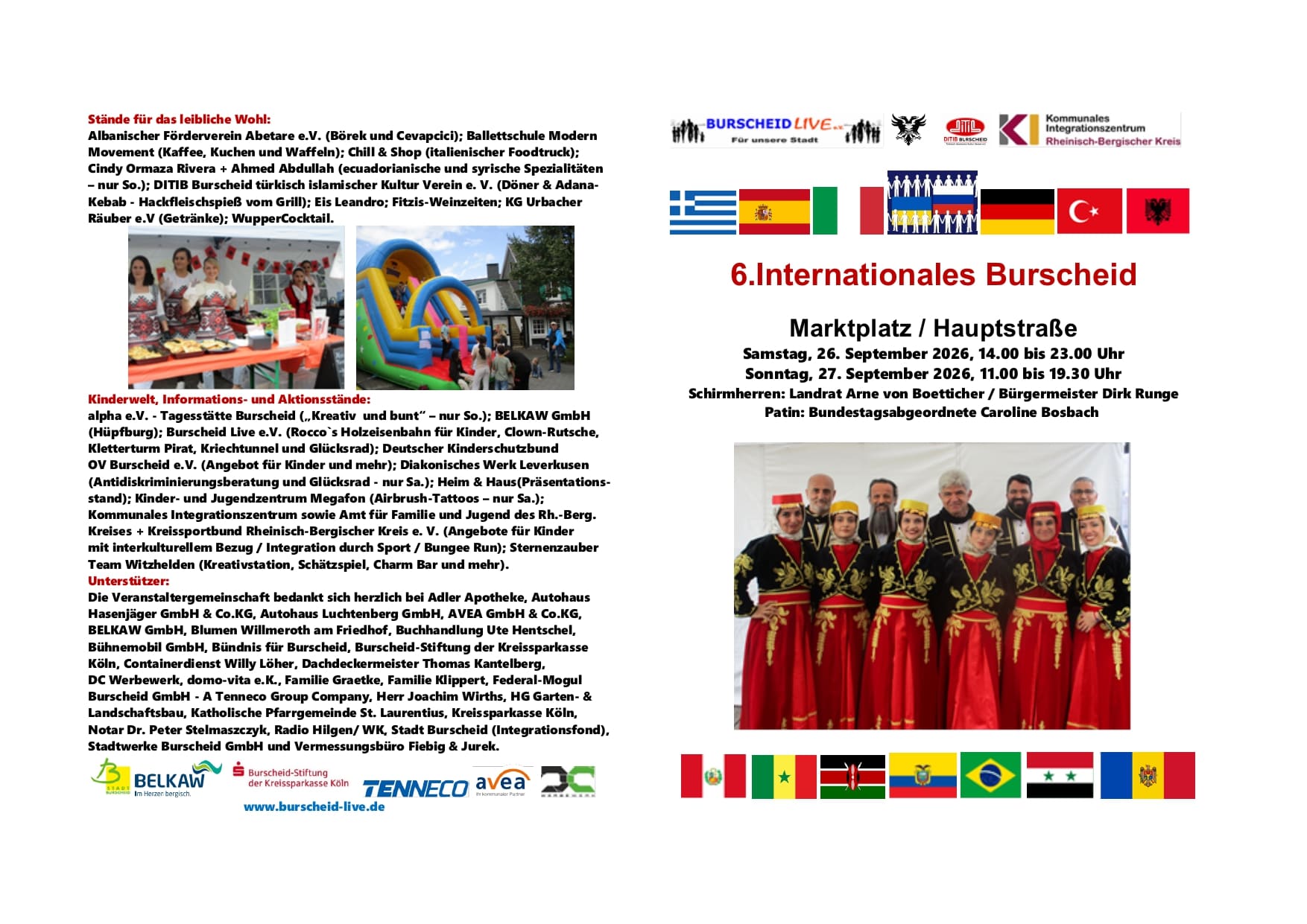 Flyer 6 Internationales Burscheid Vorder und Rckseite compressed