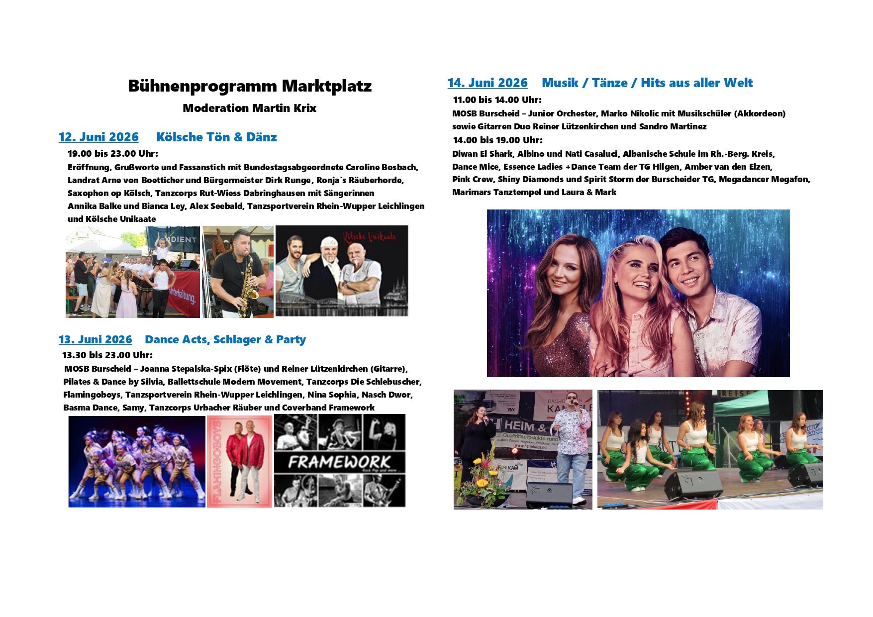 Flyer 8 Burscheider Altstadtfest Innenseiten