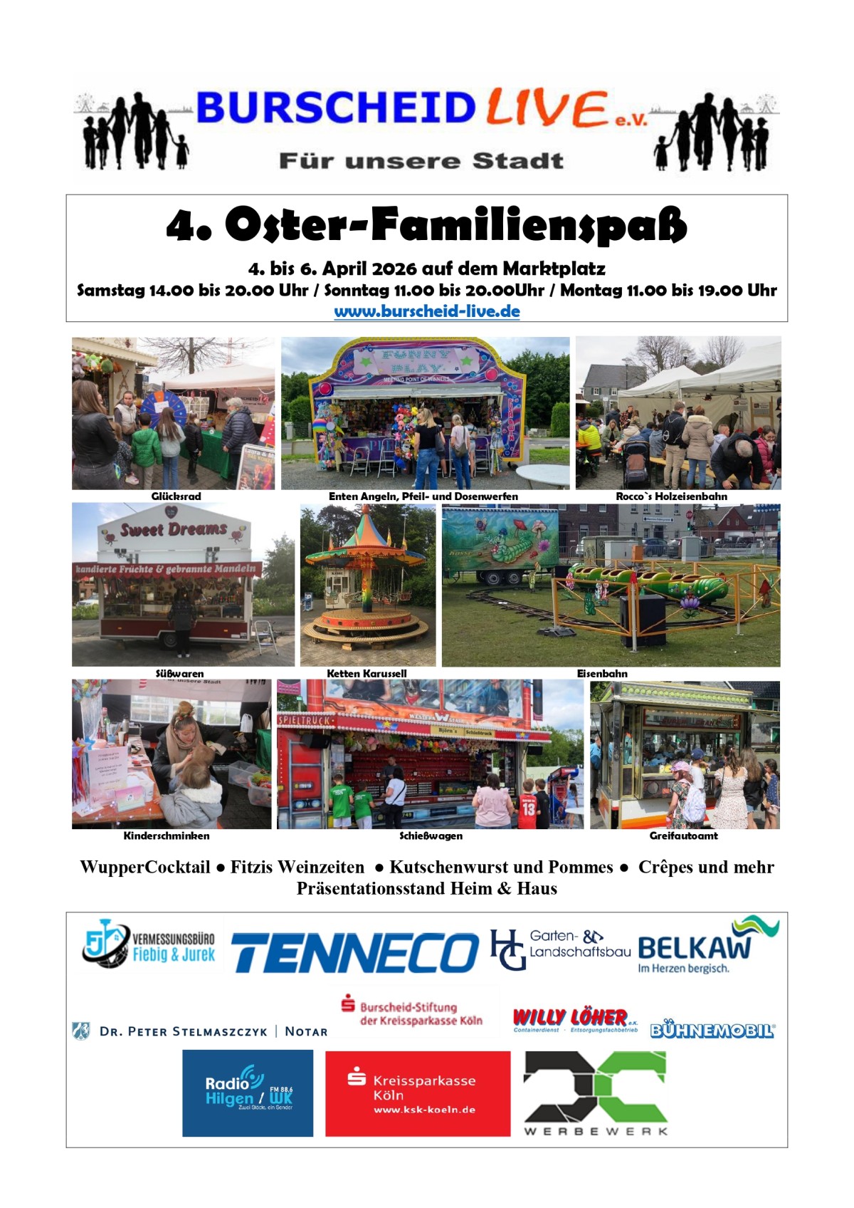 Plakat 4 Oster Familienspa k