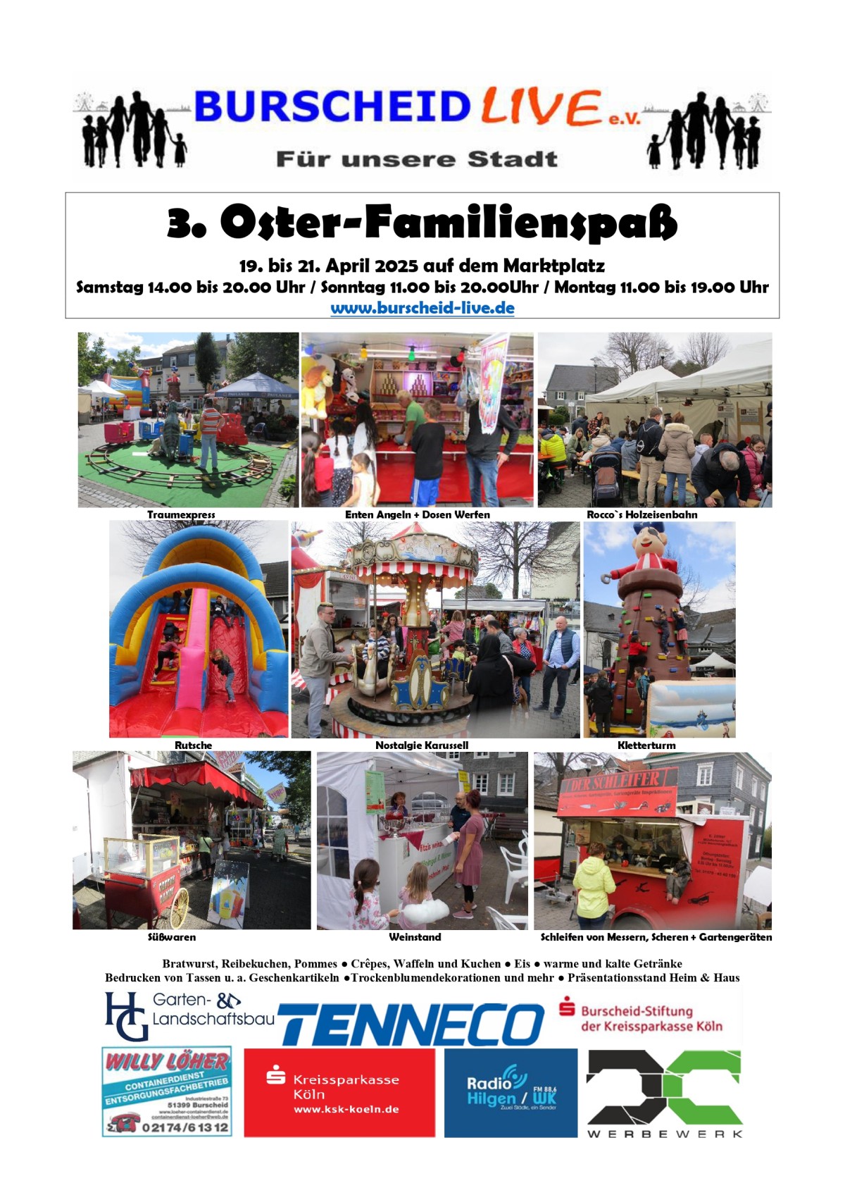 Plakat 3 Oster Familienspa 